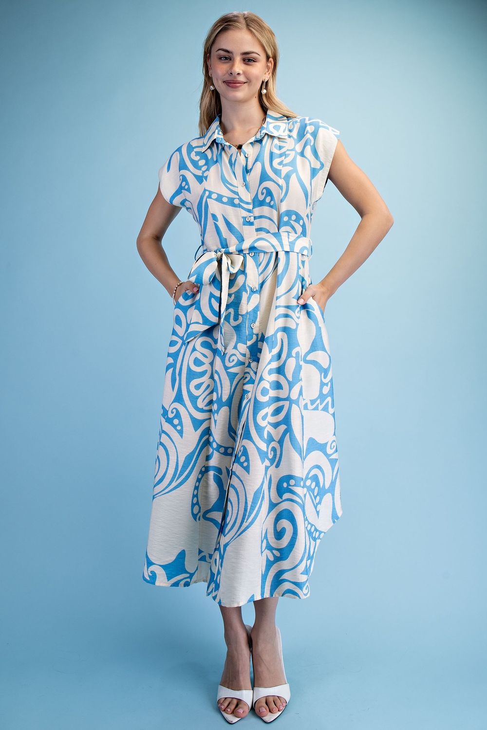 Sky Swirl Dress