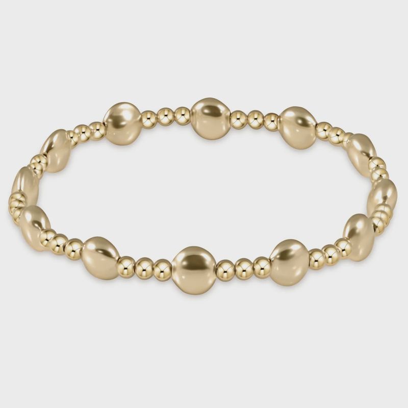 Honesty Sincerity Gold 6mm  Bracelet