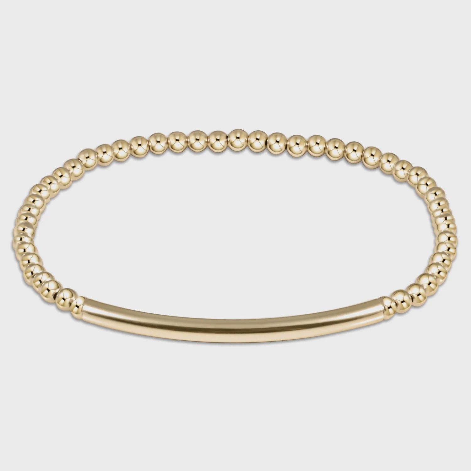 Bliss Bar Smooth Gold 3mm  Bracelet