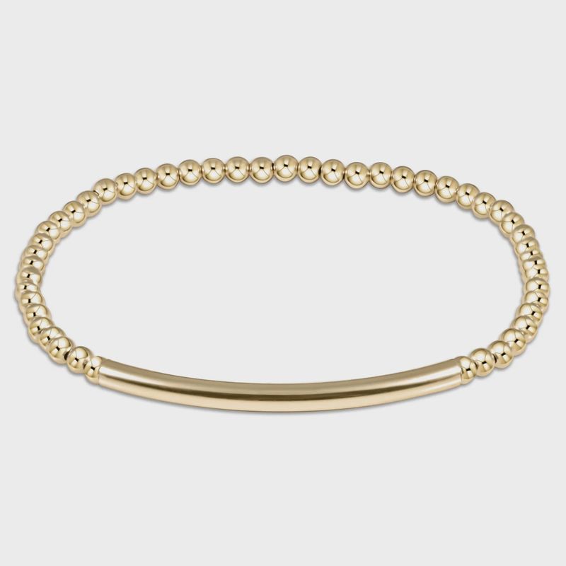 Bliss Bar Smooth Gold 3mm  Bracelet