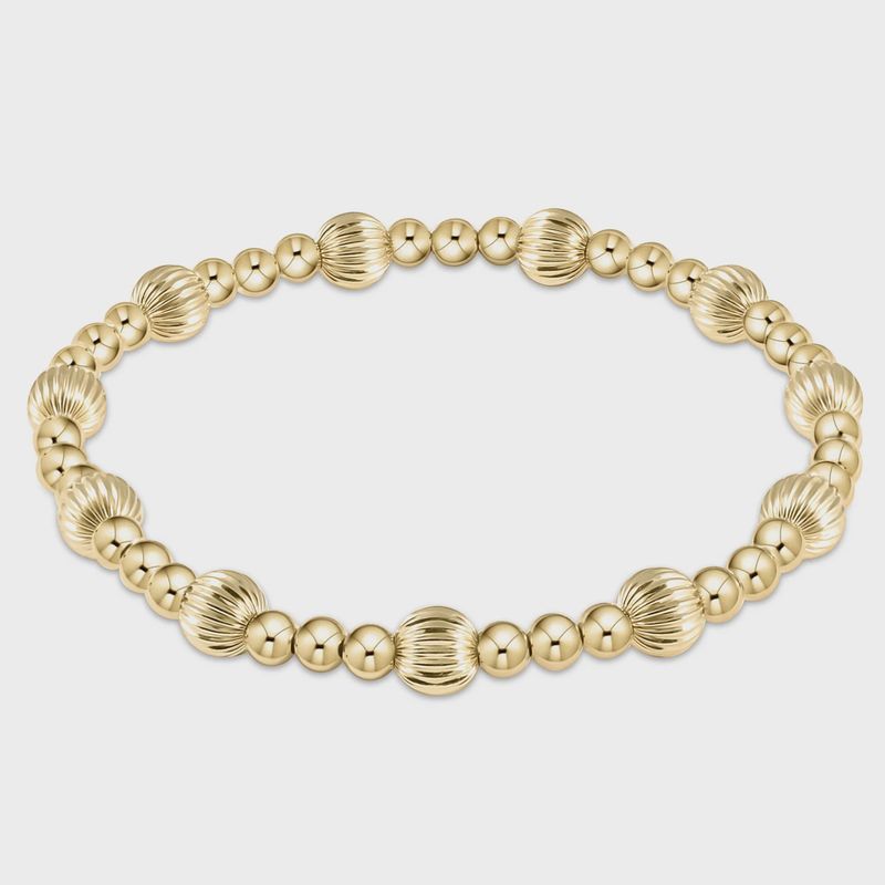 Dignity Sincerity Gold 6mm  Bracelet