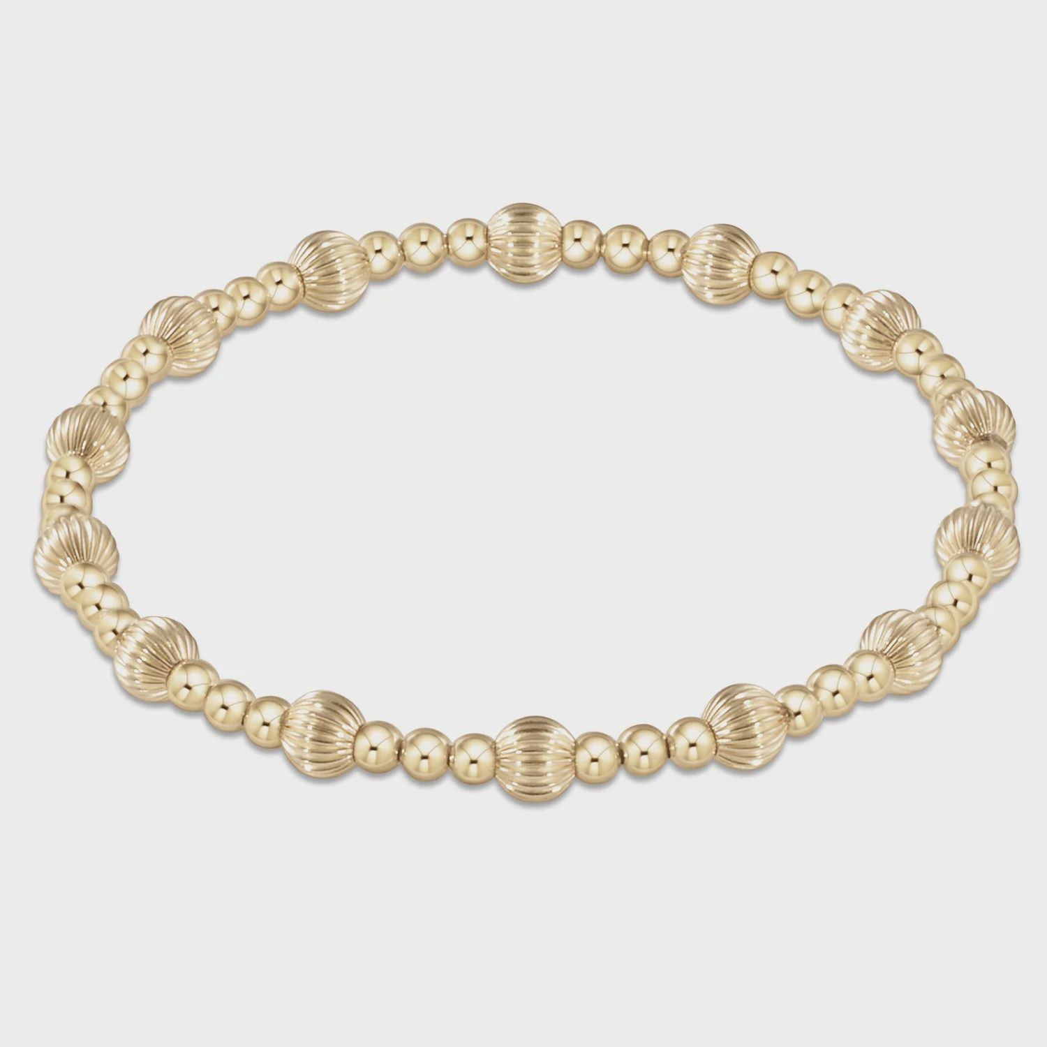 Dignity Sincerity Gold 5mm  Bracelet