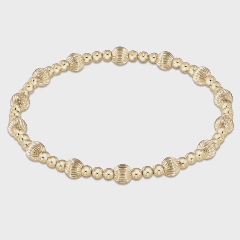 Dignity Sincerity Gold 5mm  Bracelet