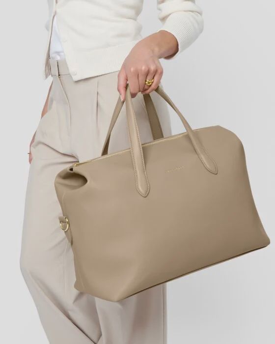 Milan Light Taupe Travel Bag