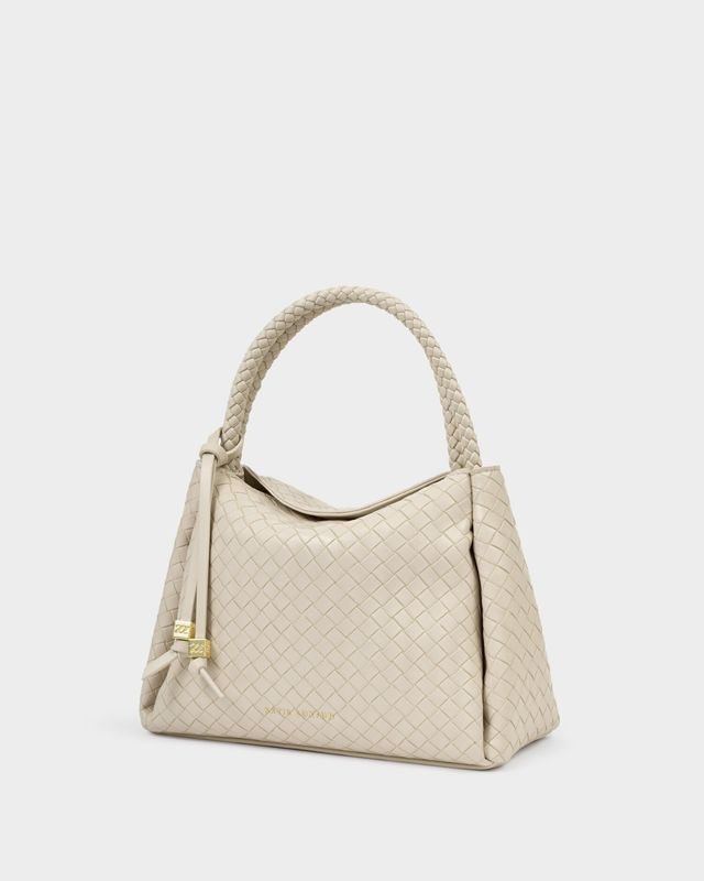 Nova Woven Texture Top Handle Bag