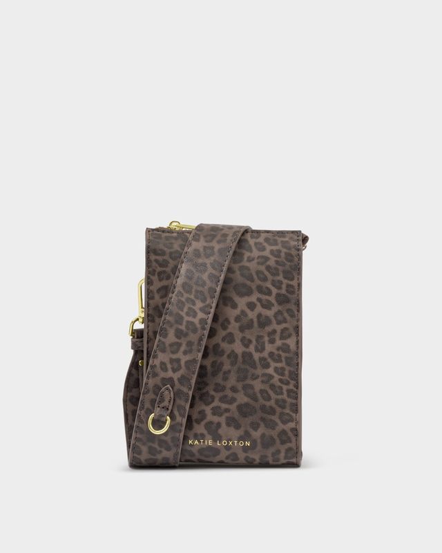 Avery Slim Crossbody Bag Leopard