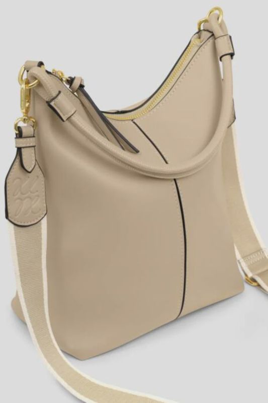 Hallie Satchel Bag Light Taupe