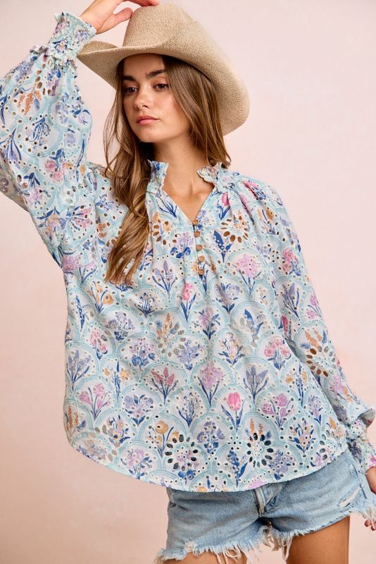 Rosalie Button Blouse
