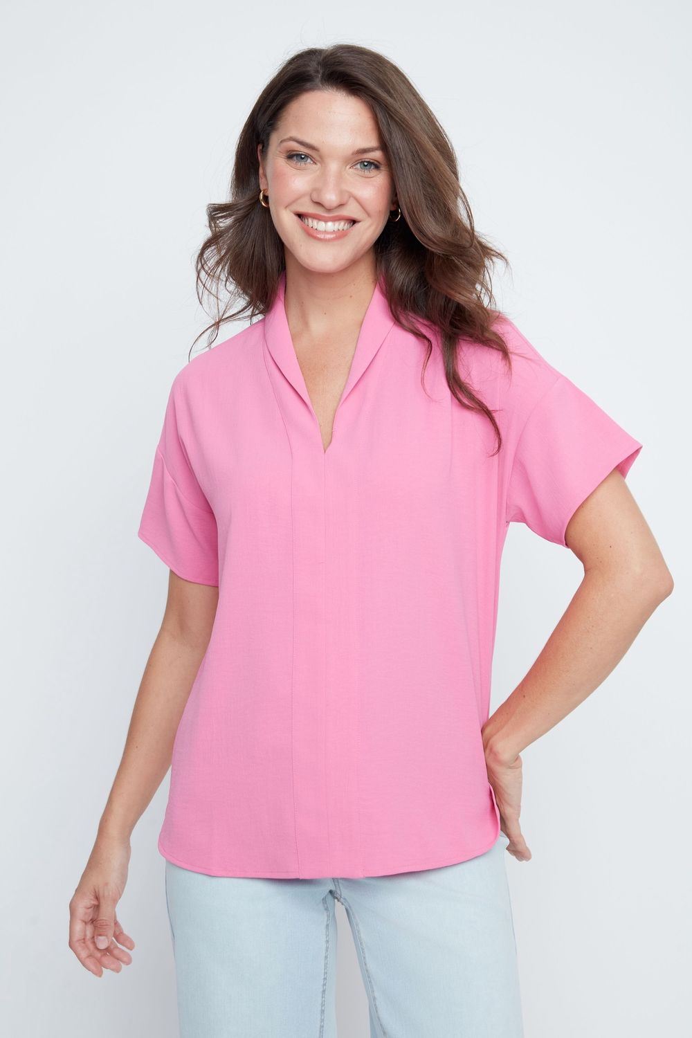 Azalea Split Neck Top