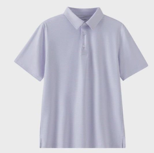 Purple/White Stripe Polo