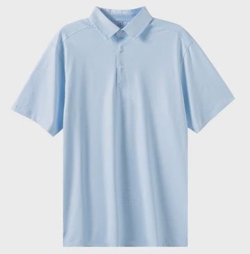 Light Blue/White Stripe Polo