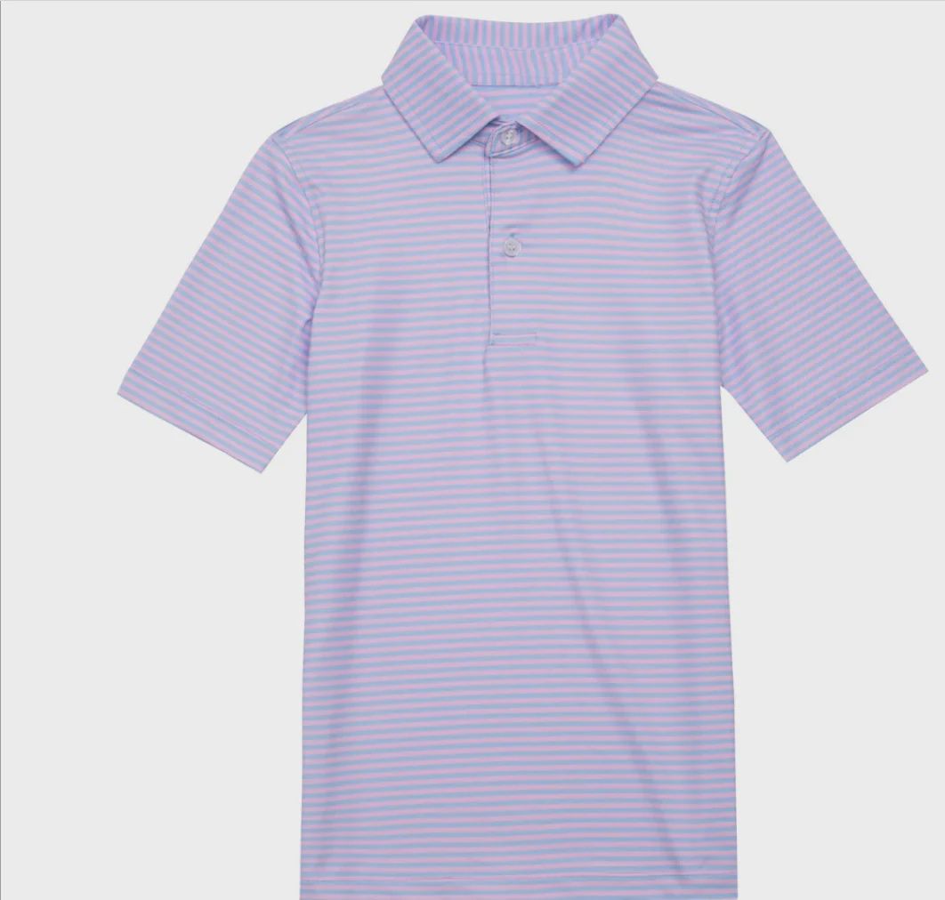Pink/Blue Stripe Polo