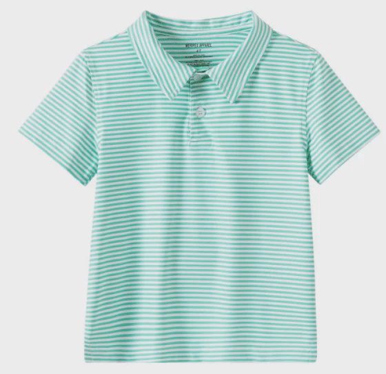 Carnival Glass/White Stripe Polo