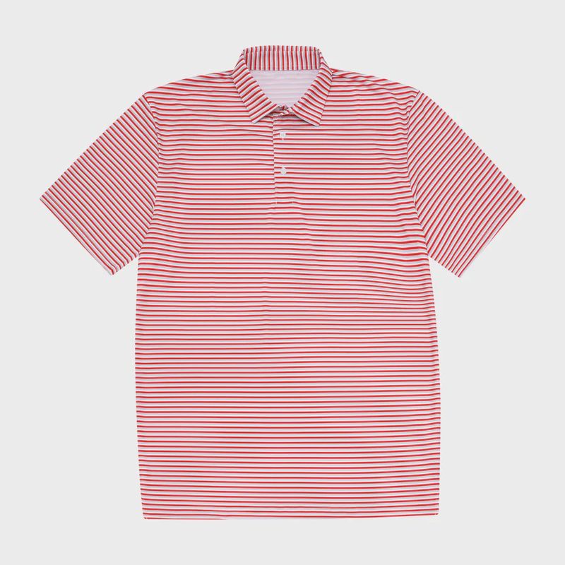 Red/White Stripe Polo