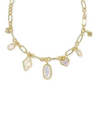 ICON CHARM NECKLACE GOLD NEUTRAL MIX