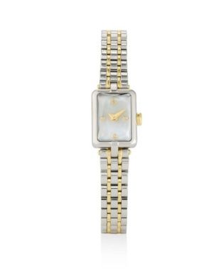 ADELA WATCH STAINLESS TWO TONE IVORY MOTHER OF PEARL
