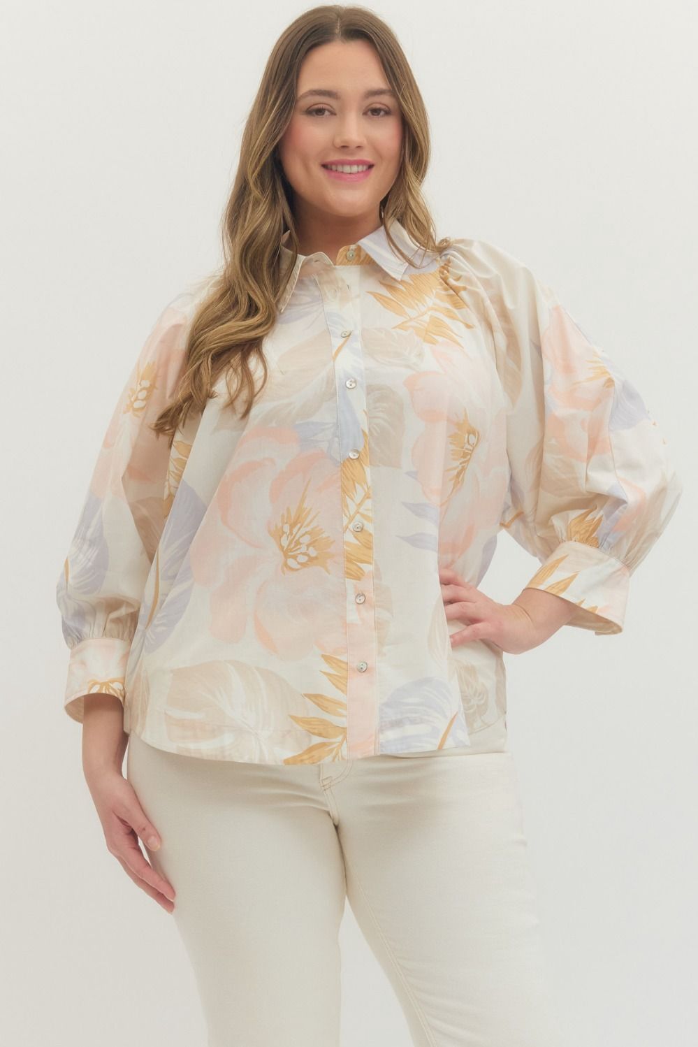 Golden Palm Blouse
