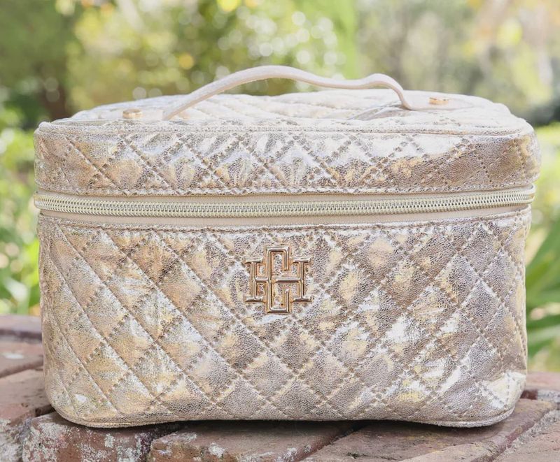 Hampton Train Case Champagne Pop