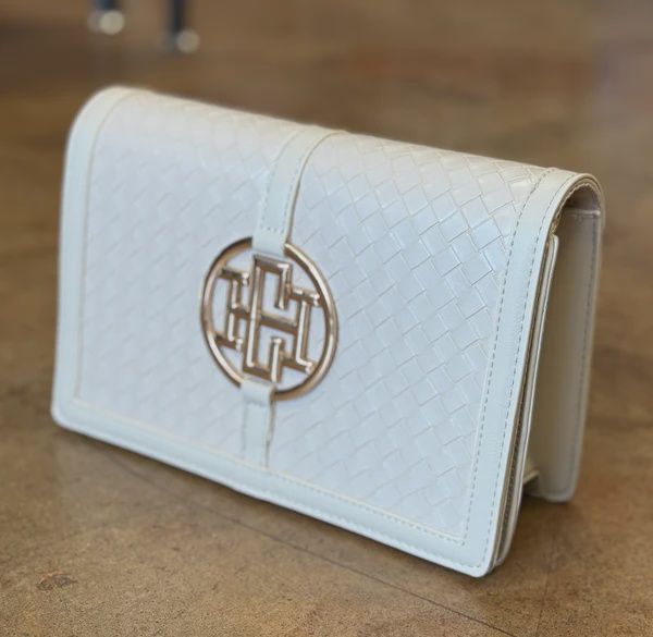 Cecilia Circle Handbag Woven Almond