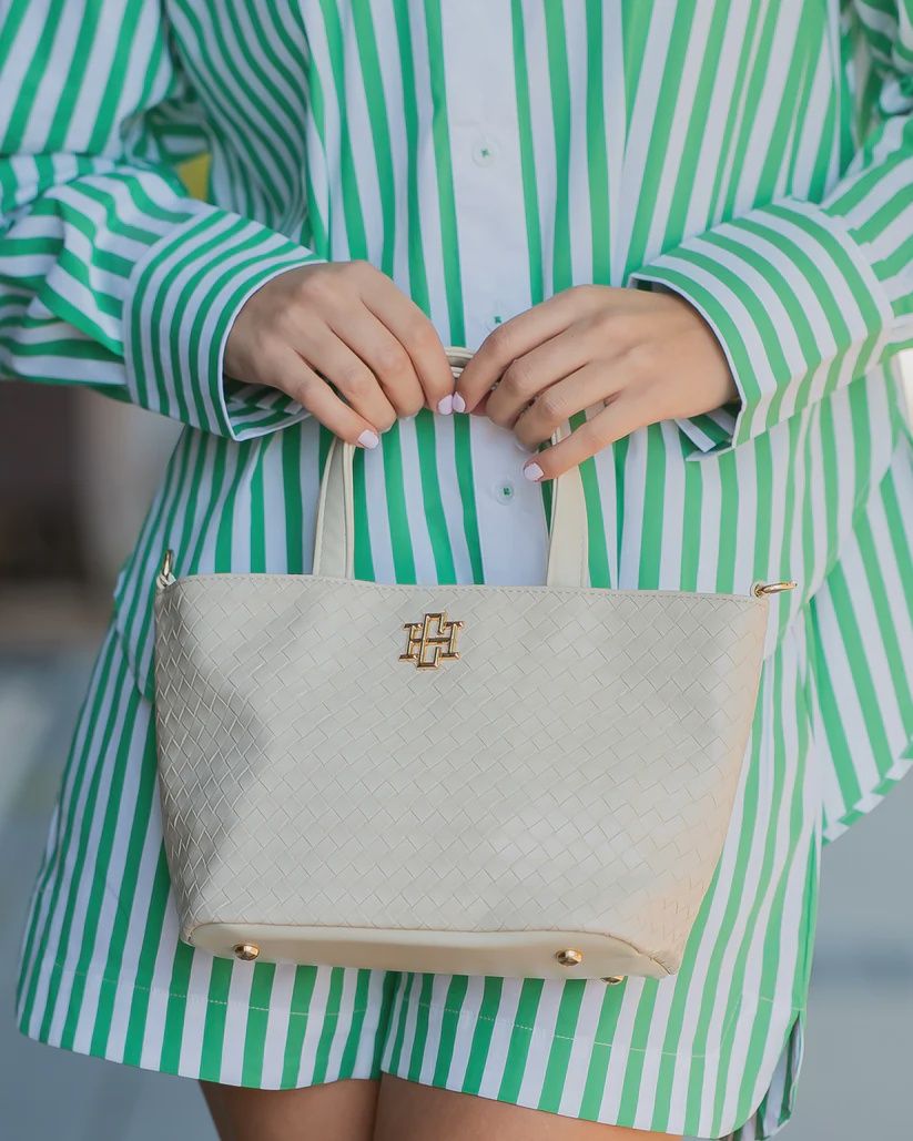 Maren Mini Woven Almond