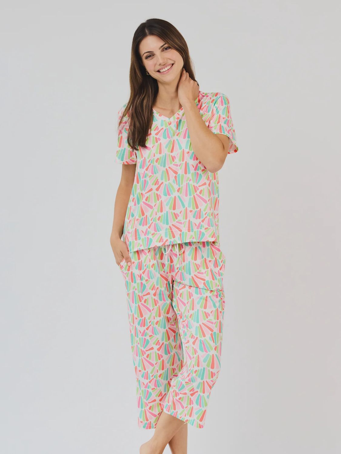 Alli Cropped PJ Set