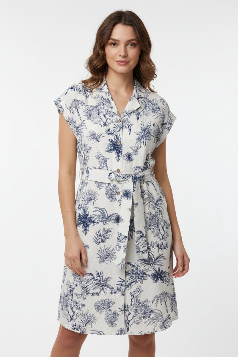 Versailles Button-Front Dress