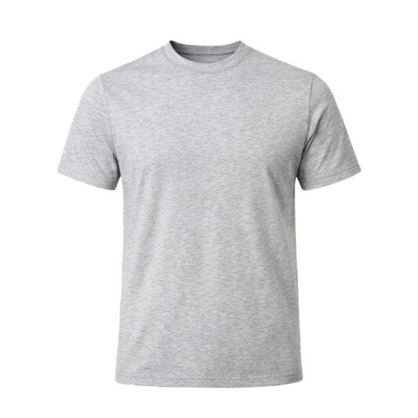 Tri Blend Crew T-Shirt- Silver