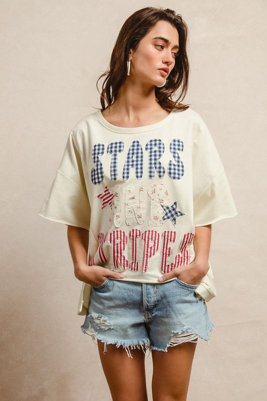 USA Vintage Stars and Stripes Tee