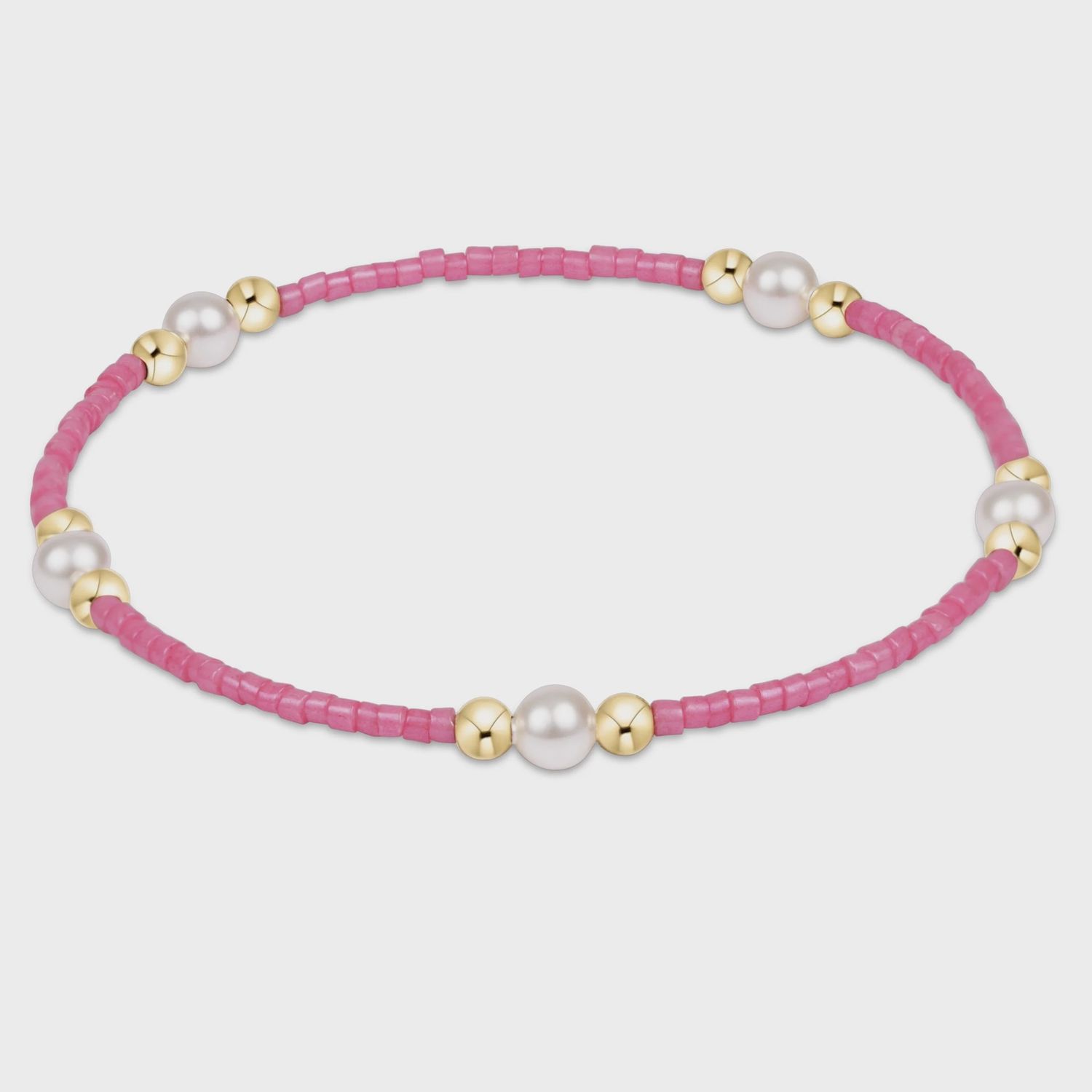 Hope Purpose Pearl Bracelet - Bubblegum