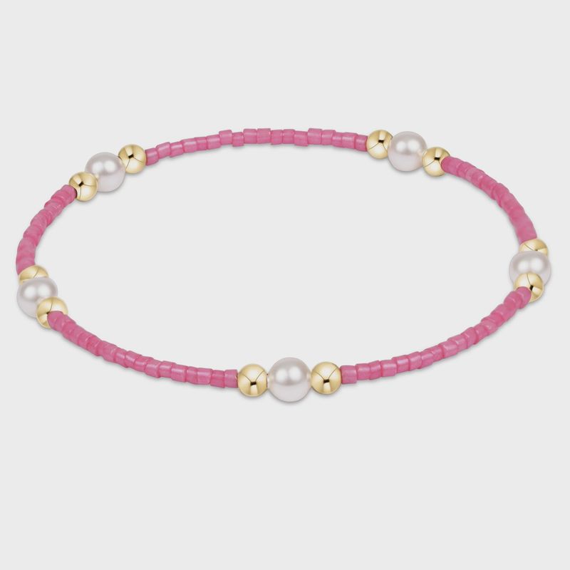 Hope Purpose Pearl Bracelet - Bubblegum