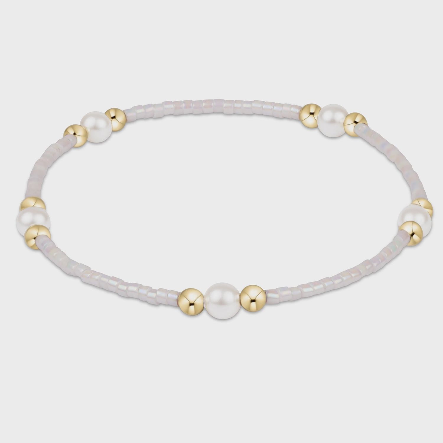 Hope Purpose Pearl Bracelet - Silky White