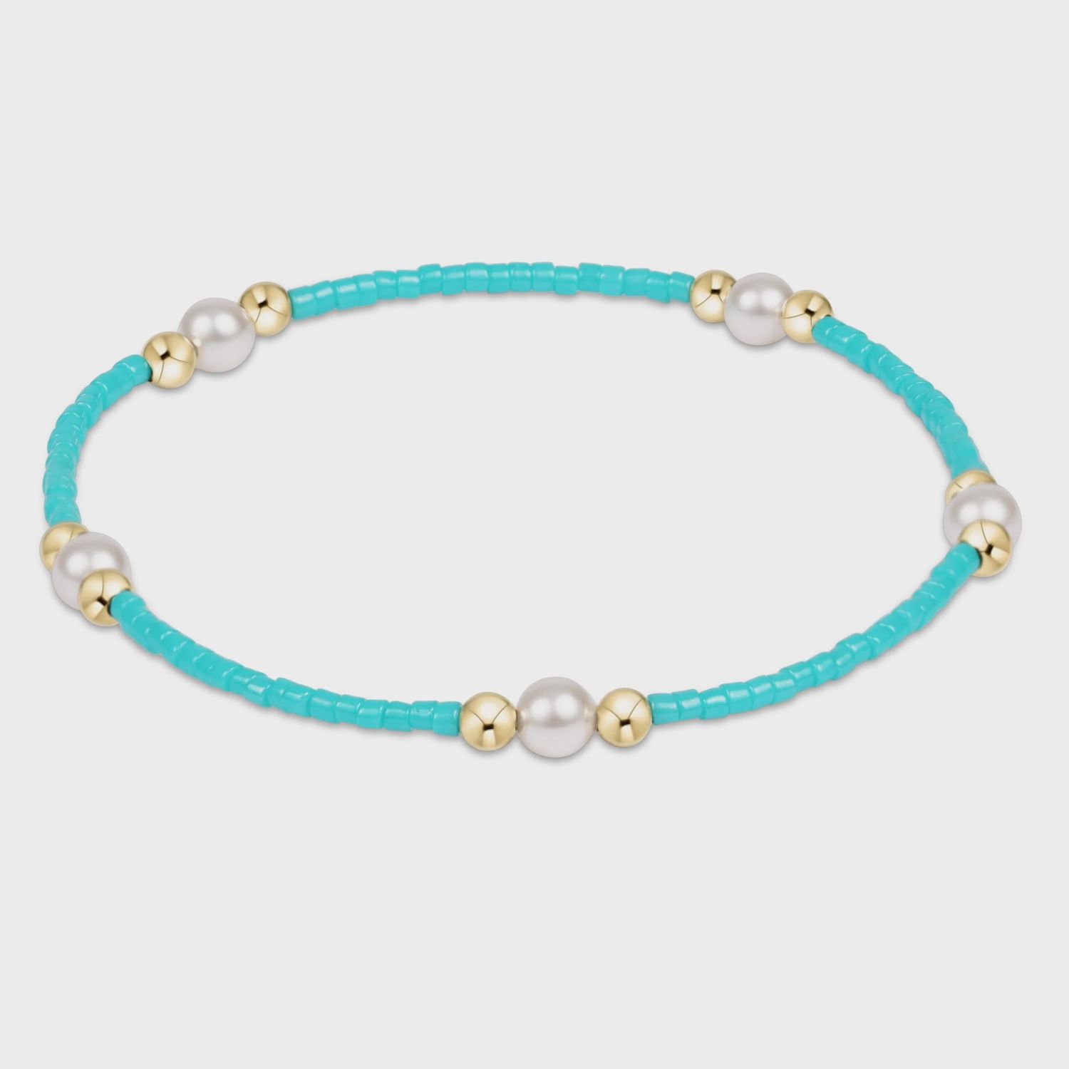Hope Purpose Pearl Bracelet - Turquoise