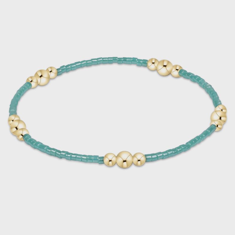 Hope Purpose Gold Bracelet - Sea Glass