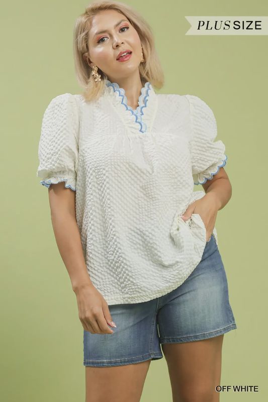 Lila Puff Sleeve Top