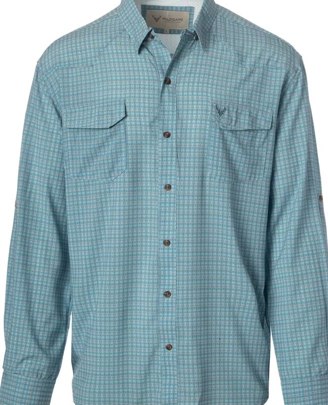Cloud Drift Button Down Light Blue/Green