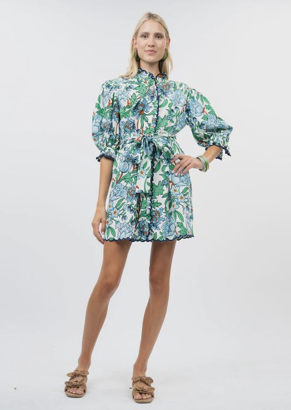 Scallop Front Dress