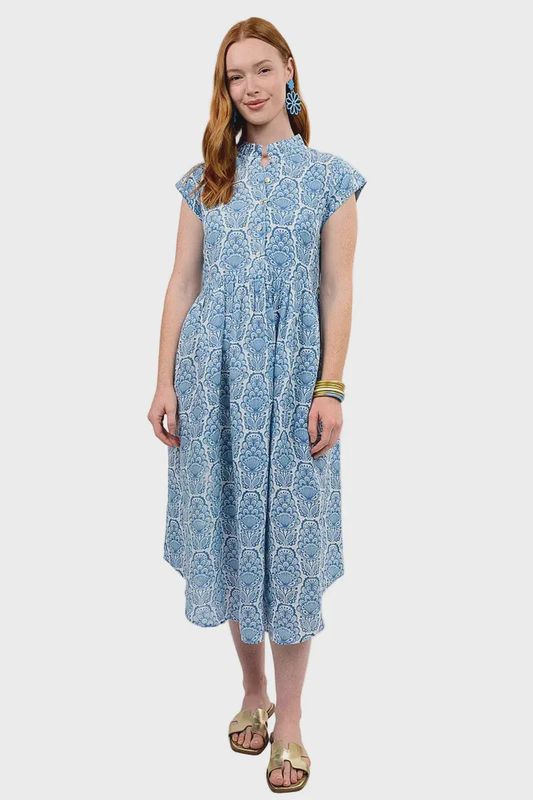 Linen Blues Dress