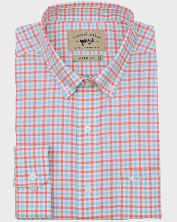Coral Bay Check Long Sleeve Coral Bay Check Long Sleeve