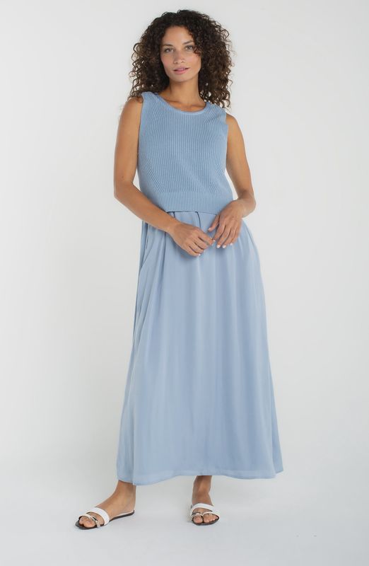 Malibu Blue Sweater Dress