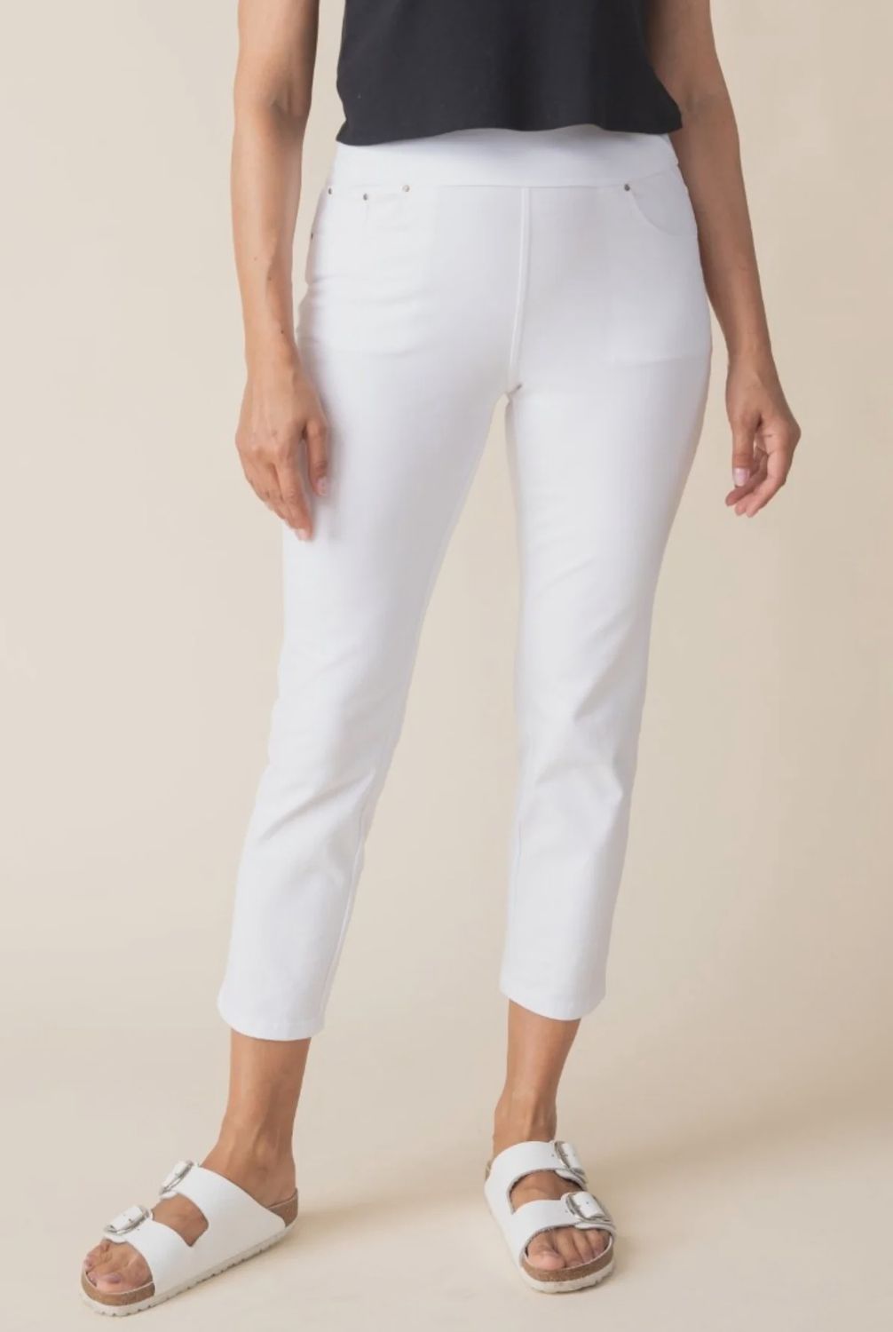 Stonewash Capri Knit Jeans Stonewash Capri Knit Jeans
