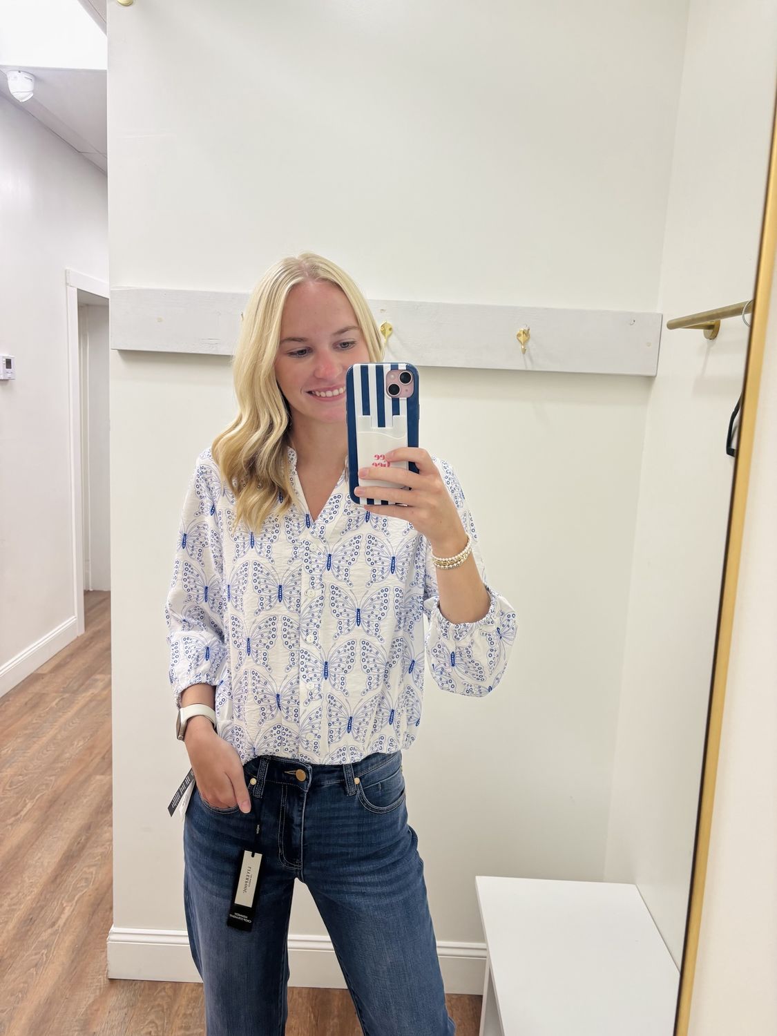 Blue Butterfly Top Blue Butterfly Top
