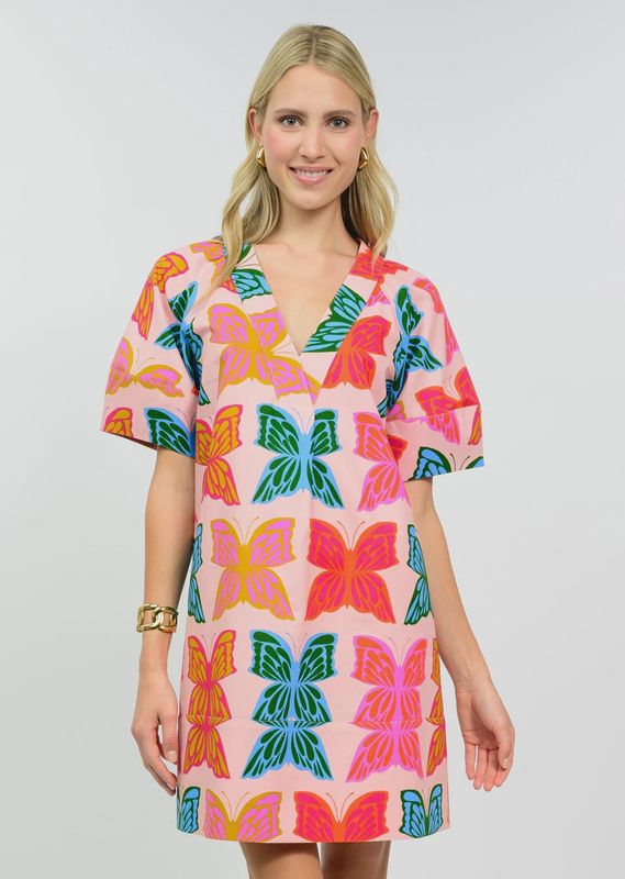 Butterfly Shift Dress