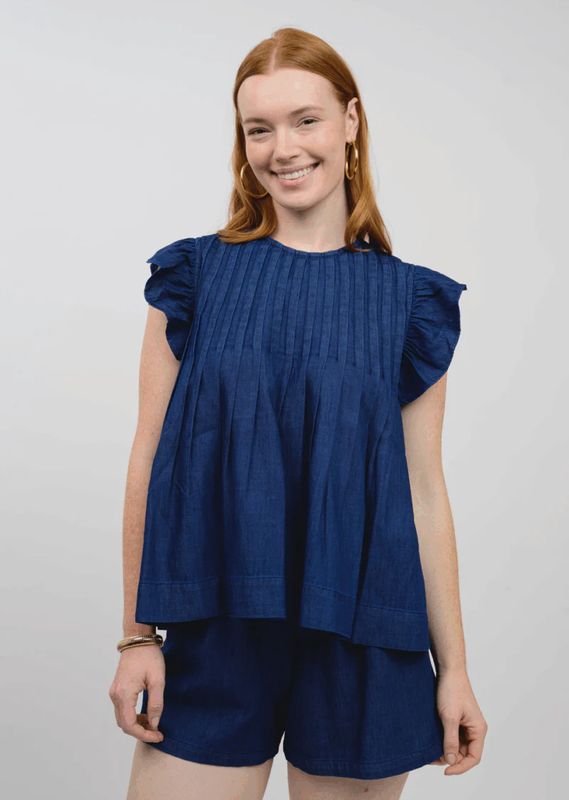Tucked Denim Top