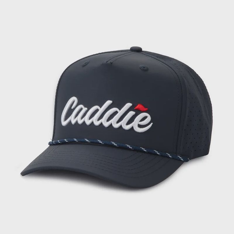 Caddie Solid Performance Rope Hat Navy