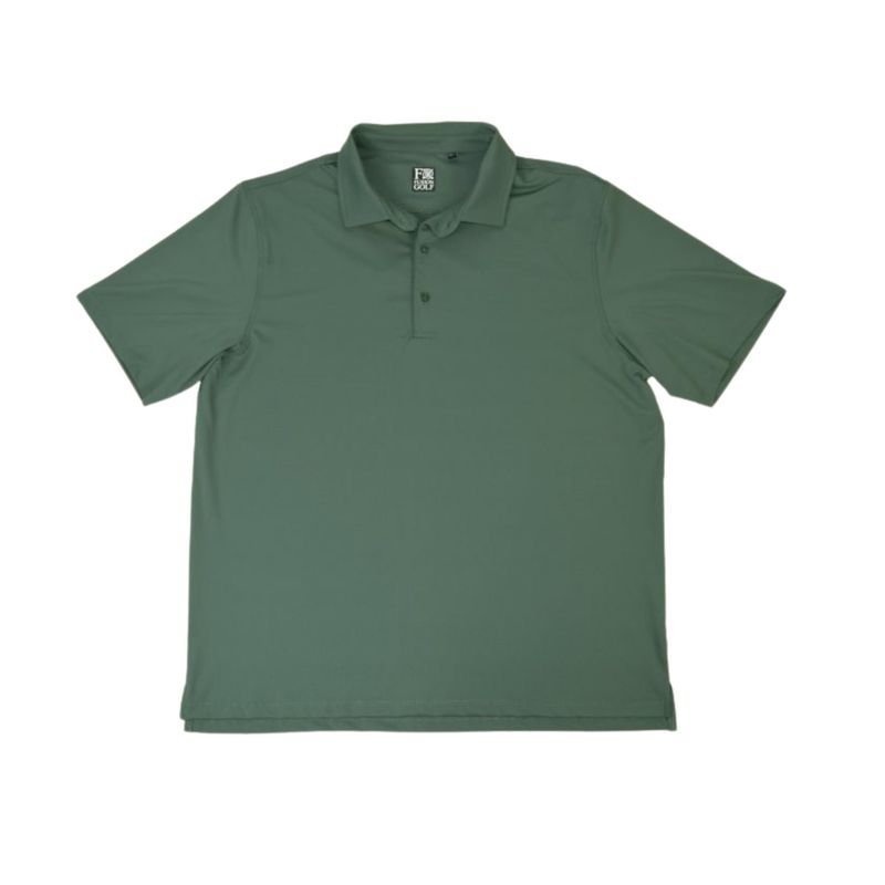 Olive Solid Performance Polo