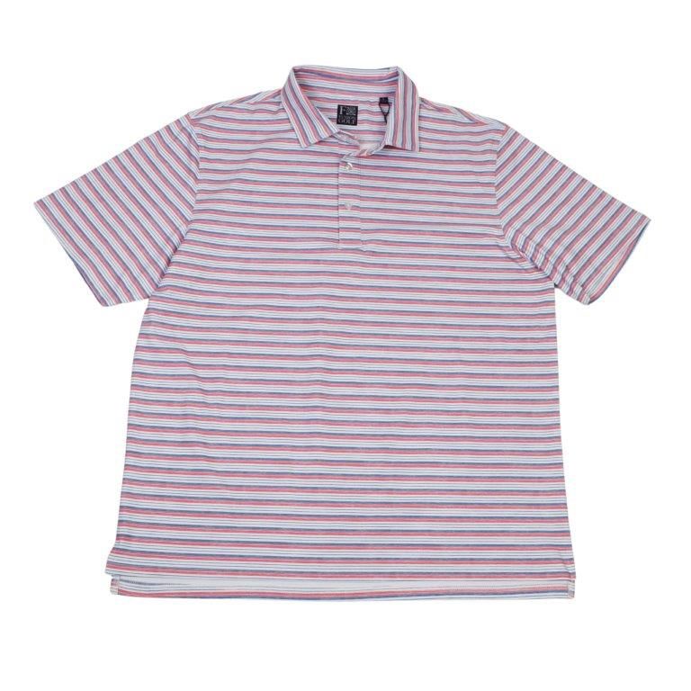 Heather Strip - Blue/Coral Heather Strip - Blue/Coral