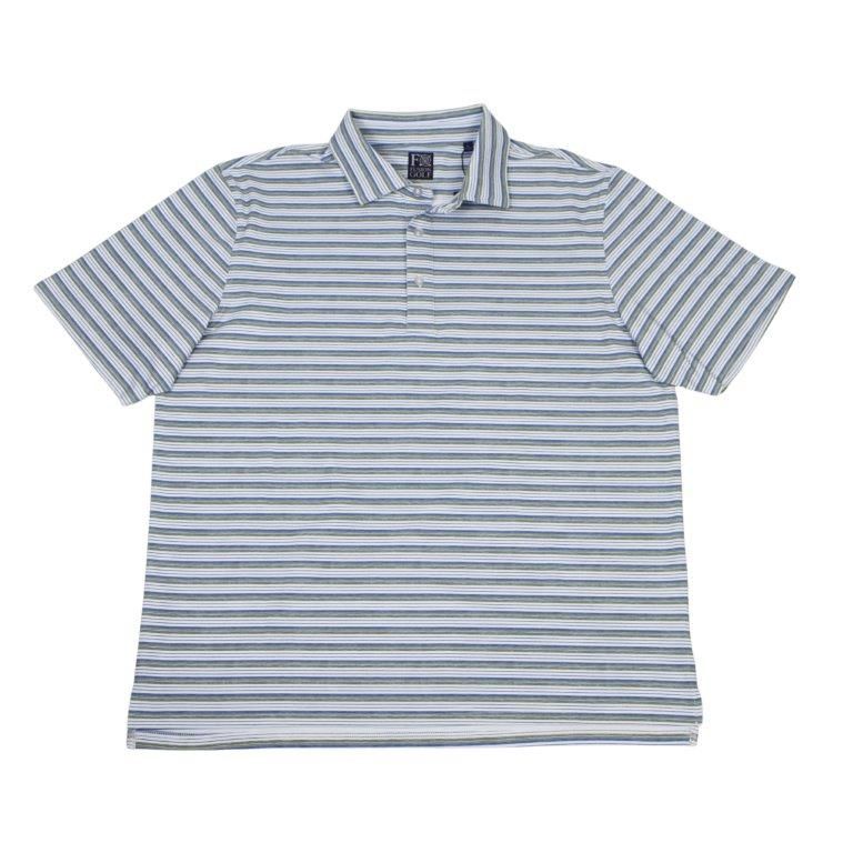 Heather Stripe - Green/Blue