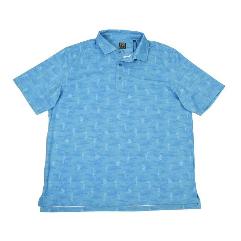 Aqua Golfing Men Camo Polo Aqua Golfing Men Camo Polo