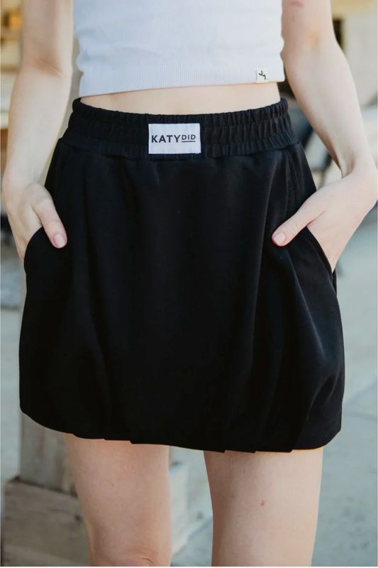 Black Bubble Skirt