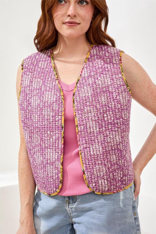 Reversible Combo Print Vest